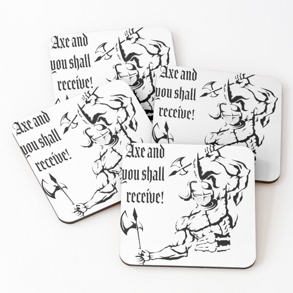Item preview, Axe Knight - "Axe you and shall receive!" designed and sold by MtnSmithy.