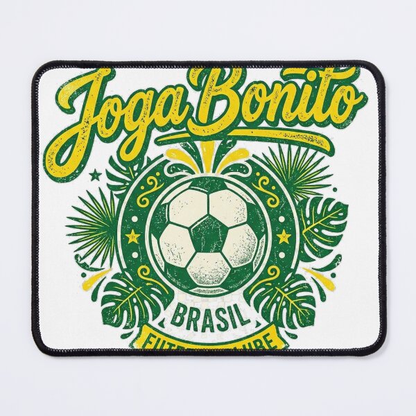 Item preview, Joga Bonito Brasil Tee designed and sold by Fankickstore.