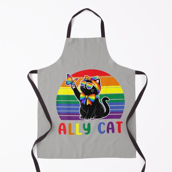 Item preview, Ally Cat Be Kind LGBTQ Gay Rainbow Pride Month designed and sold by MabelWells.