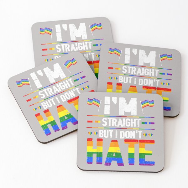 Item preview, I'm Straight Equality Rainbow LGBTQ Lesbian Gay Pride Ally designed and sold by mjohnson9.