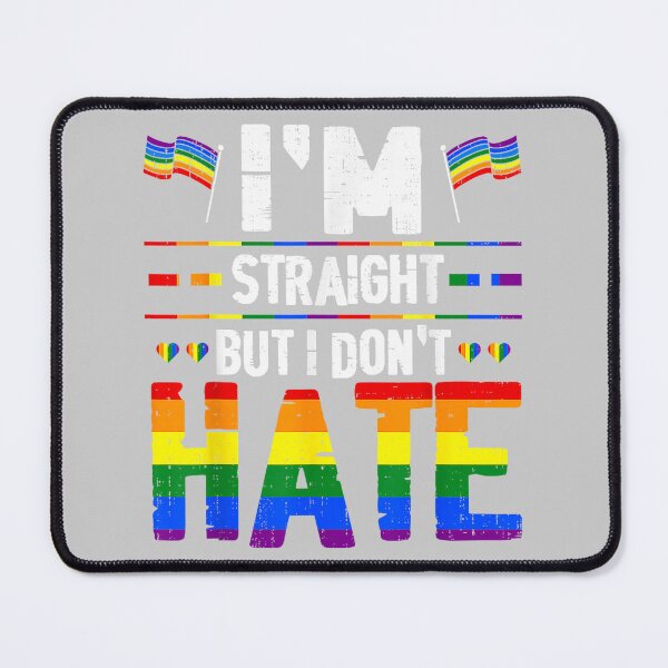 Item preview, I'm Straight Equality Rainbow LGBTQ Lesbian Gay Pride Ally designed and sold by mjohnson9.