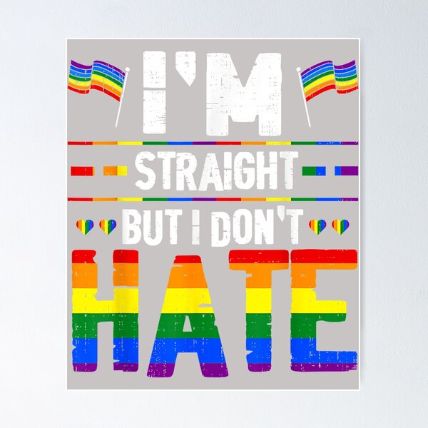 Item preview, I'm Straight Equality Rainbow LGBTQ Lesbian Gay Pride Ally designed and sold by mjohnson9.