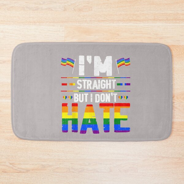 Item preview, I'm Straight Equality Rainbow LGBTQ Lesbian Gay Pride Ally designed and sold by mjohnson9.