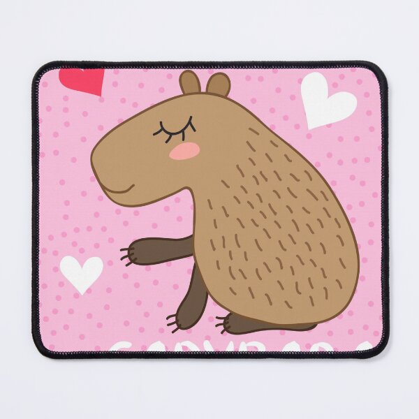 Item preview, pink capybara designed and sold by knowital1.