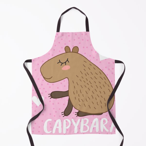 Item preview, pink capybara designed and sold by Ethercore.