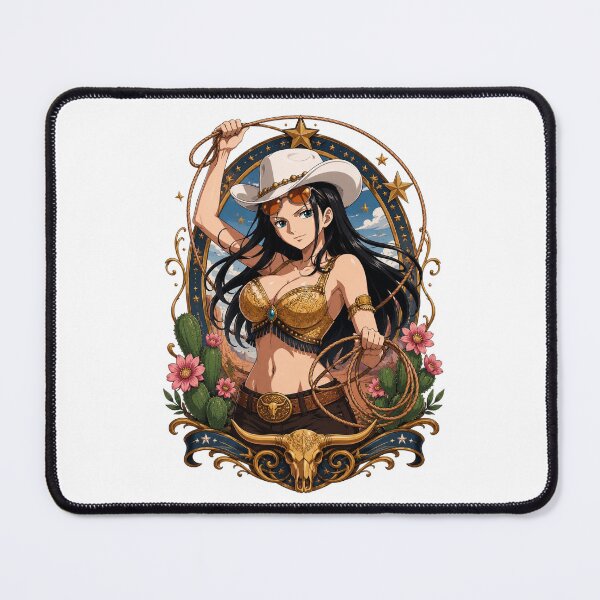 Item preview, Nico Robin Cowgirl Western Anime Art designed and sold by YasiArt.