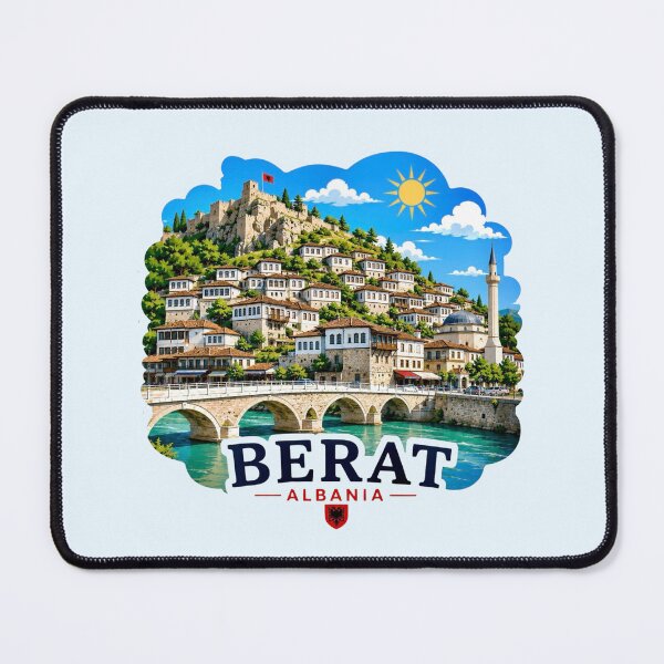 Item preview, Berat, Albania - City of a Thousand Windows designed and sold by Myra365Art.