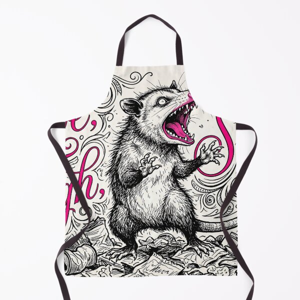 Item preview, Embrace Chaos Live Laugh Scream Funny Opossum designed and sold by MintedMinds.