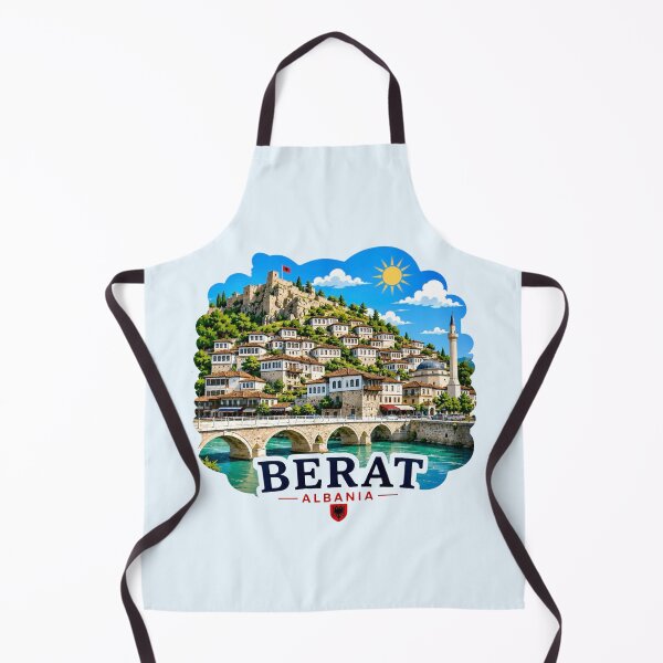 Item preview, Berat, Albania - City of a Thousand Windows designed and sold by Myra365Art.