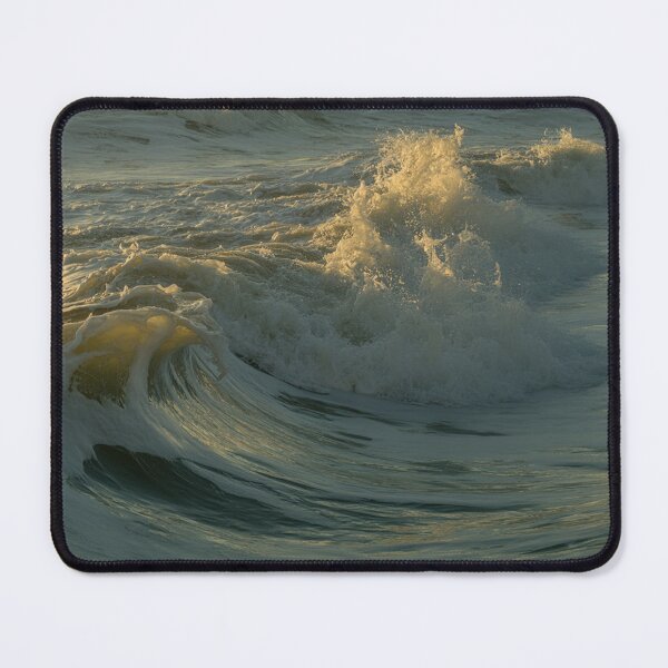 Item preview, Turbulent Ocean Surface Close-Up, Moody Coastal Wall Art, Abstract Seascape Print designed and sold by LatentGoods.
