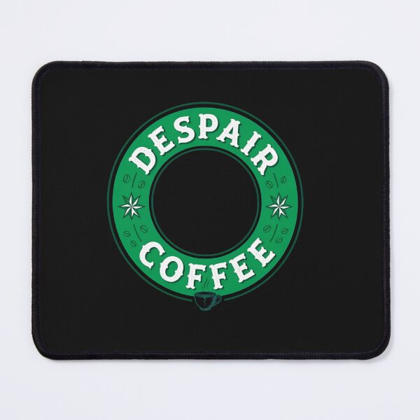 Item preview, Despair Coffee Parody Design designed and sold by DoodleVerseDark.