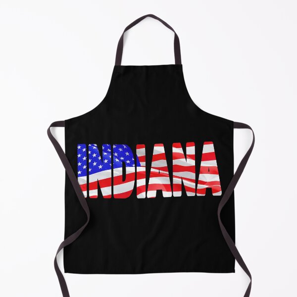 Item preview, INDIANA - United States of America Red White and Blue Sticker Tee Shirt designed and sold by Adam Gormley.