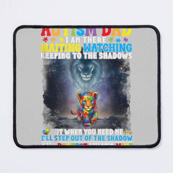 Item preview, Autism Dad Lion Protector Support Love Autistic Son Daughter Tank Top designed and sold by KathieFaugh.