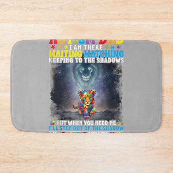 Item preview, Autism Dad Lion Protector Support Love Autistic Son Daughter Tank Top designed and sold by KathieFaugh.