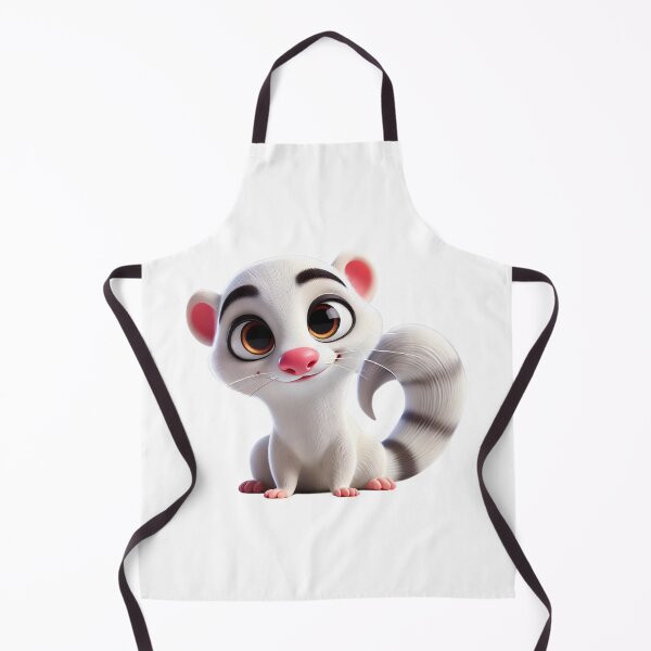Item preview, Adorable White Albino Ferret designed and sold by Sillytoe.