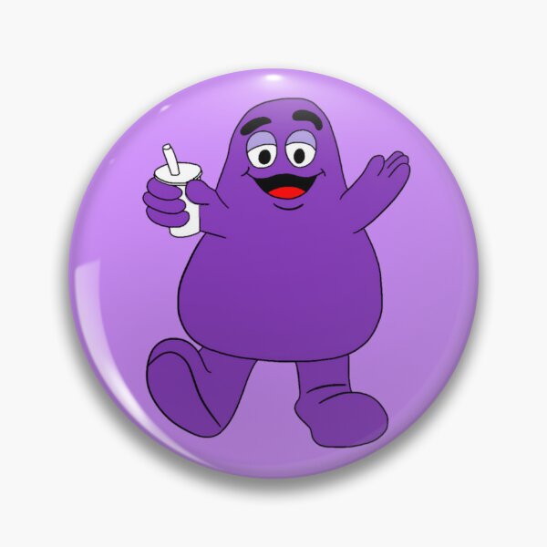 Item preview, McDonald's Grimace Fast Food Mascot designed and sold by GreasyGerbil.