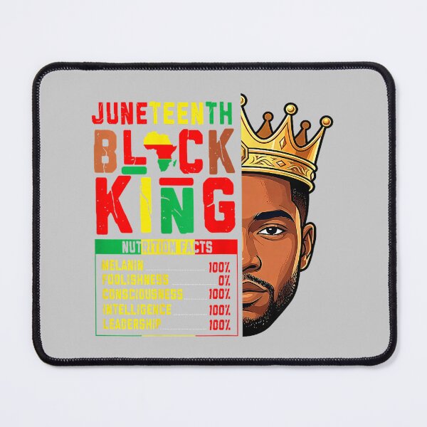 Item preview, Juneteenth Black King Nutrition Facts Pride African Afro Men designed and sold by mjohnson9.