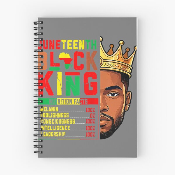 Item preview, Juneteenth Black King Nutrition Facts Pride African Afro Men designed and sold by mjohnson9.