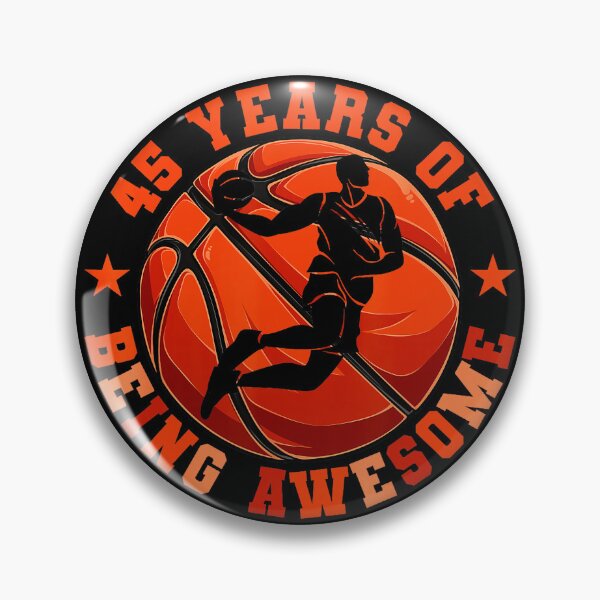 Item preview, 45th Birthday Basketball Player Celebrating 45 Years Of Awesome designed and sold by allistermariam.