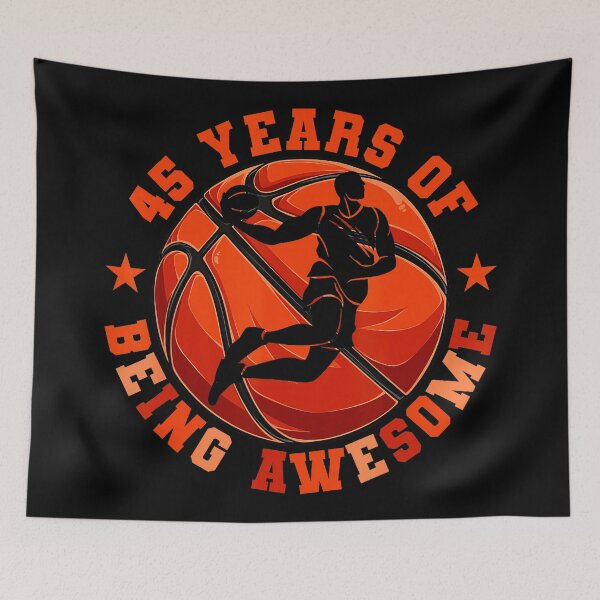Item preview, 45th Birthday Basketball Player Celebrating 45 Years Of Awesome designed and sold by allistermariam.