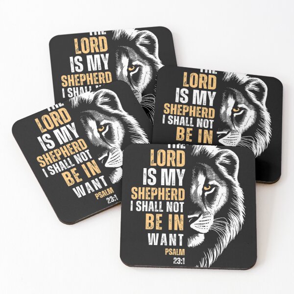 Item preview, The Lord Is My Shepherd Lion designed and sold by Studioartwork.