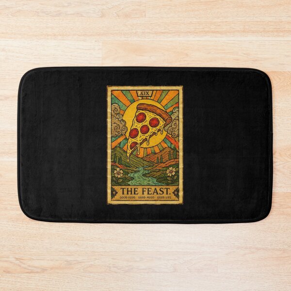 Item preview, Vintage Tarot Pizza Slice The Feast Retro Food designed and sold by ferminhays.
