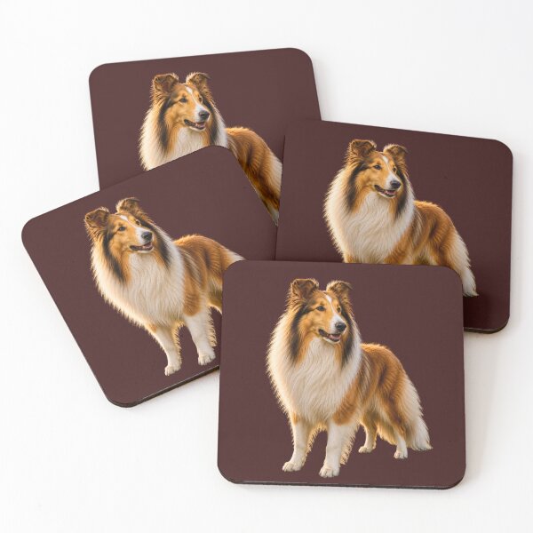 Item preview, Lassie Style Rough Collie Dog | Majestic Farm Dog Sunset Art designed and sold by WhatASunShine.