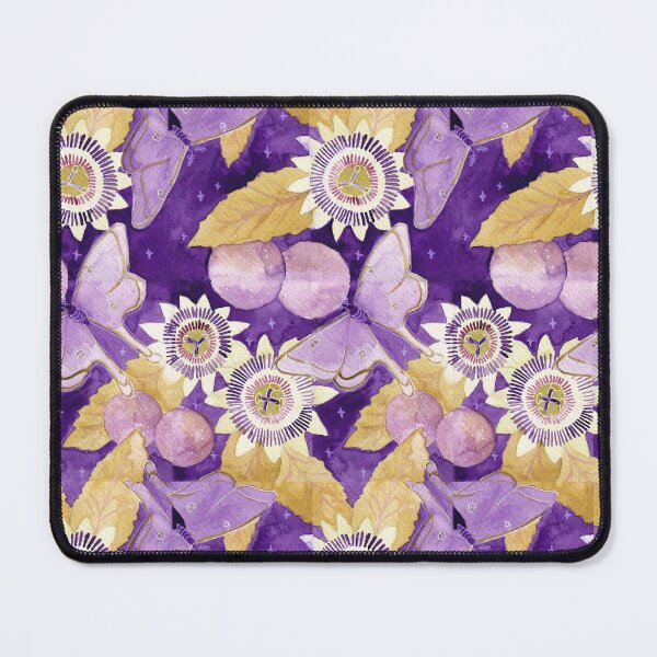 Item preview, Passionfruit Luna Moth Night Pattern designed and sold by Jo-Art-Studio.