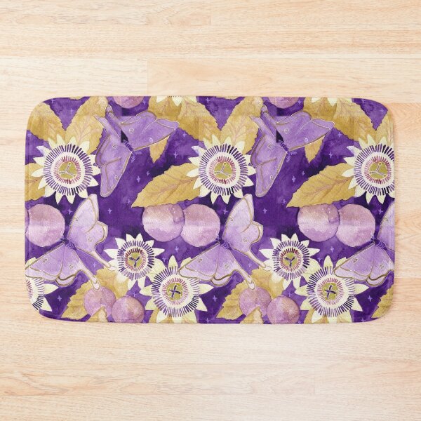 Item preview, Passionfruit Luna Moth Night Pattern designed and sold by Jo-Art-Studio.