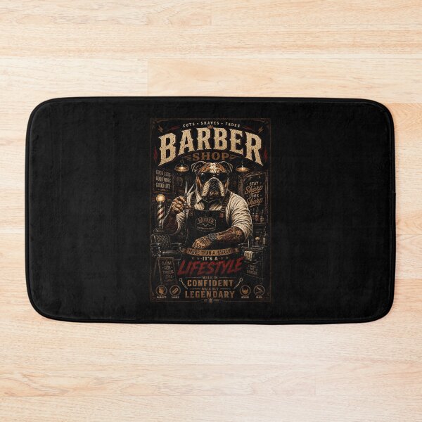 Item preview, Vintage Bulldog Barber with Classic Barbershop Lifestyle Vibes designed and sold by Modaozushi216.
