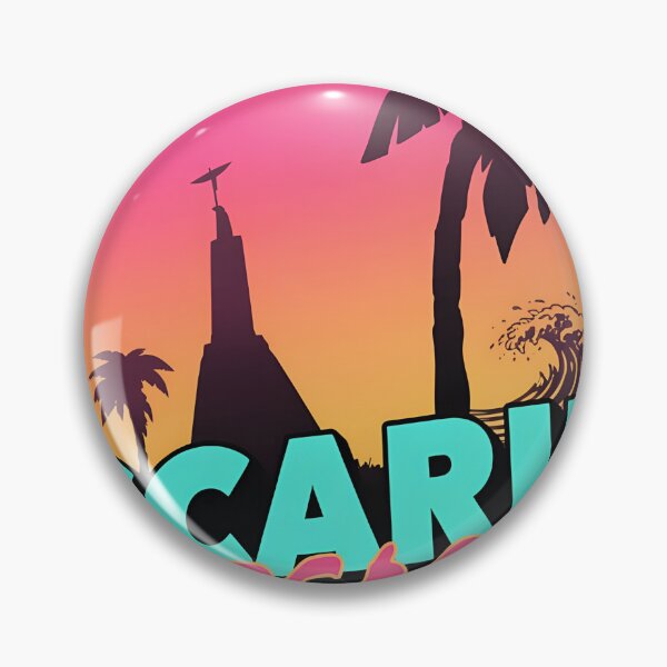 Item preview, Tropical Beach Sunset Retro Vacation Tee designed and sold by folk-4-arts.