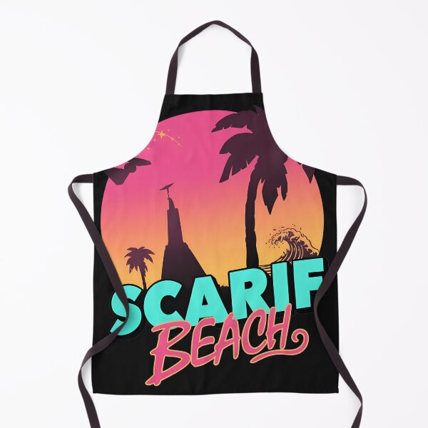Item preview, Tropical Beach Sunset Retro Vacation Tee designed and sold by folk-4-arts.