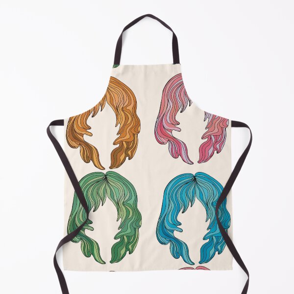 Item preview, Groovy Retro 70s Shag Hair Silhouettes designed and sold by Karin Taylor.