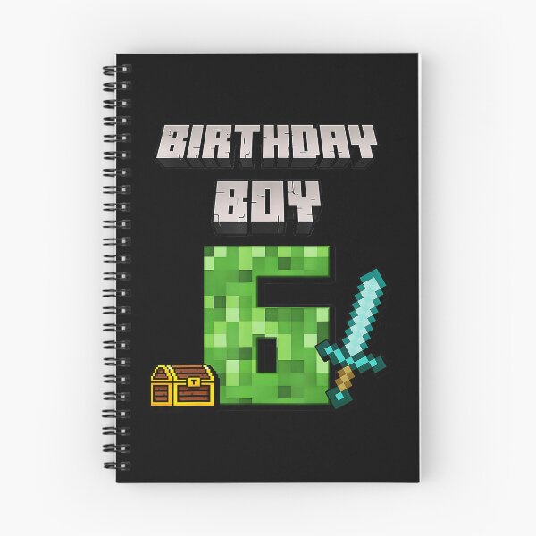 Item preview, Pixel Gaming Birthday Boy Age 6 Retro Block Party Style designed and sold by FGTV2021.