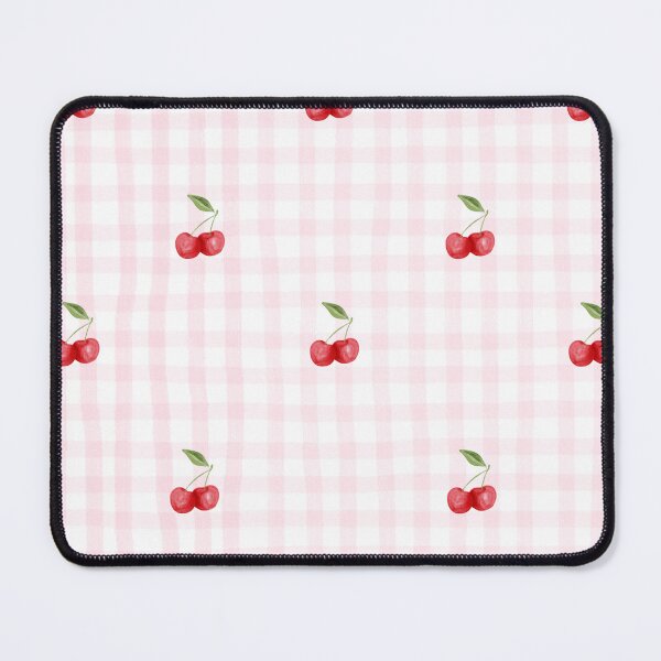 Item preview, Cherries and Pink Gingham designed and sold by HeyDaisyShop.