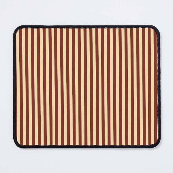 Item preview, Dark Red and Cream Vertical Stripes | Retro Minimalist Pinstripe Pattern | Classic Preppy Red and Cream Aesthetic | Timeless Vertical Line Art | Elegant Minimalist Dark Red Decor designed and sold by VivaFy.