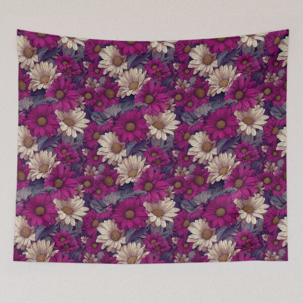Item preview, Edgy Daisy  - Botanical Garden Pattern   - Gifts For Couples designed and sold by RoyalStarsPatts.