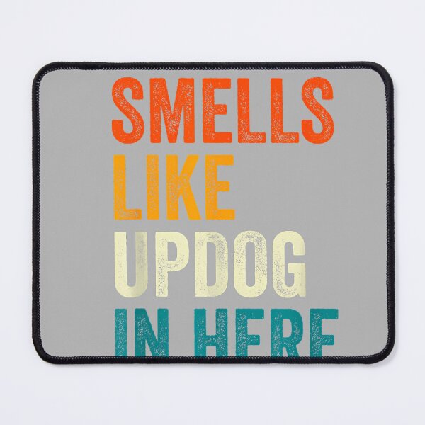 Item preview, Retro Vintage Smells Like Updog in Here Funny Dad Joke designed and sold by GreggRoss.