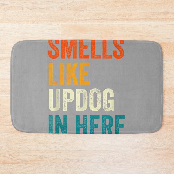 Item preview, Retro Vintage Smells Like Updog in Here Funny Dad Joke designed and sold by GreggRoss.