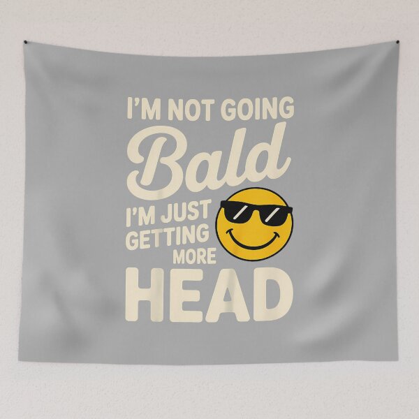 Item preview, Funny Bald Man Art for Men Boys Bald Dad Bald Guy Bald Head designed and sold by ArleneRowe.
