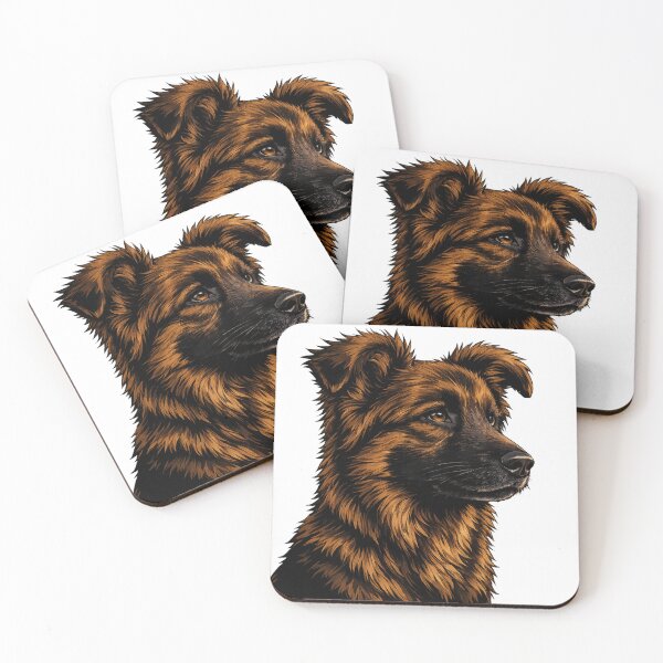 Item preview, Shadow Guardian Shepherd | Anime Dog Power Art designed and sold by WhatASunShine.