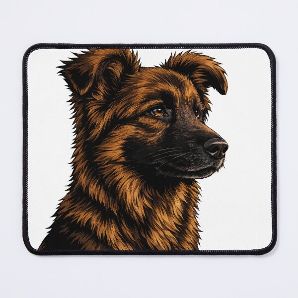 Item preview, Shadow Guardian Shepherd | Anime Dog Power Art designed and sold by WhatASunShine.