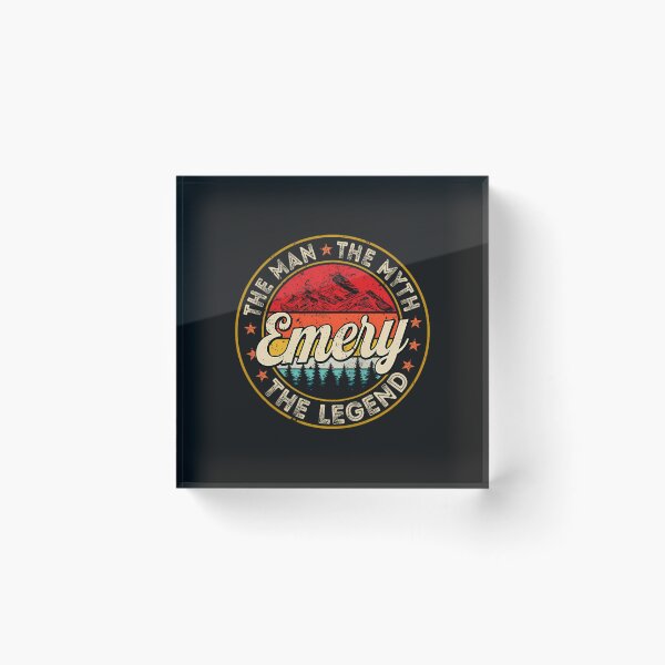 Item preview, Emery The Man The Myth The Legend Personalized Name Performance designed and sold by FrankIsabel.