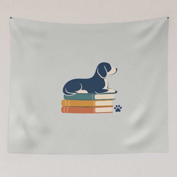 Item preview, Dogs and Books Book Lover designed and sold by Corvoria.