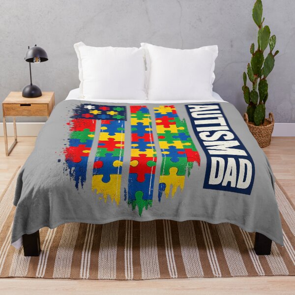 Item preview, Autism Dad Patriotic Puzzle USA designed and sold by KathieFaugh.