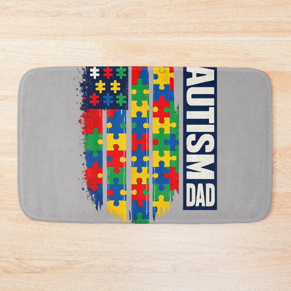 Item preview, Autism Dad Patriotic Puzzle USA designed and sold by KathieFaugh.