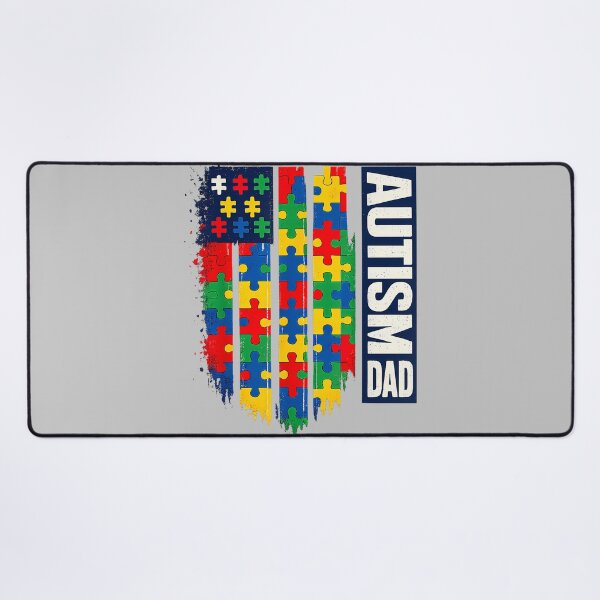 Item preview, Autism Dad Patriotic Puzzle USA designed and sold by KathieFaugh.