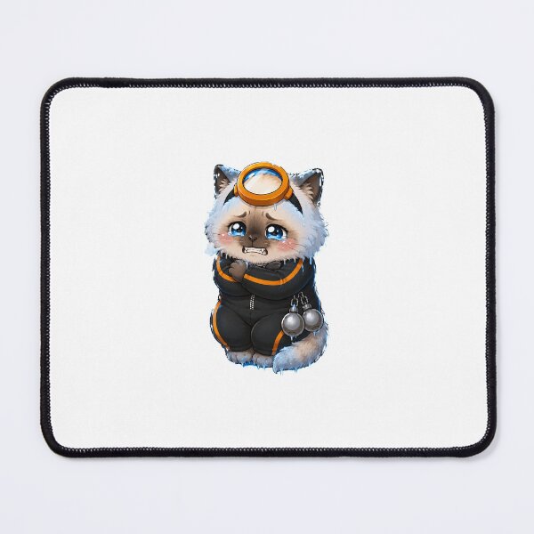 Item preview, KOREA HAENAM - Cute Chibi Ragdoll Cat Freezing Cold Winter Sticker designed and sold by KOREA-HAENAM.