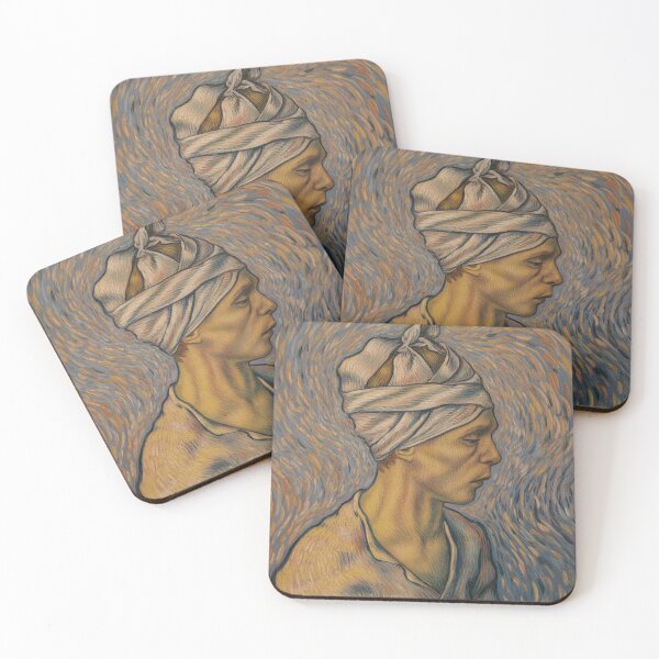 Item preview, Self Portrait, Van Gogh Inspired Art Print designed and sold by LatentGoods.