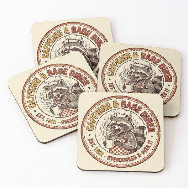Item preview, Angry Raccoon Coffee Club designed and sold by Dream Capsules.